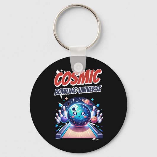 Porte-clés Un Voyage De Bowling Cosmique (Recto)