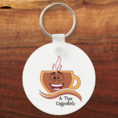 Porte-clés Un Vrai Caféiné Café (Recto)