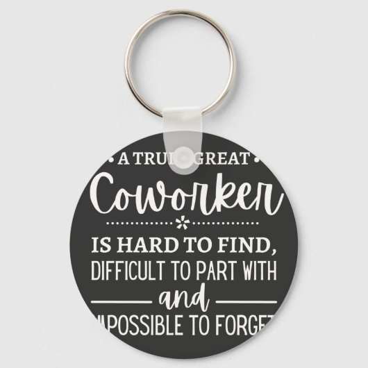 Porte-clés Un vrai grand collègue (Recto)