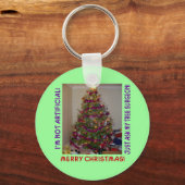Porte-clés Un vrai sapin de Noël (Recto)
