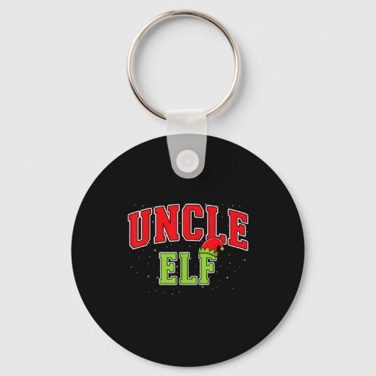 Porte-clés Uncle Elf Christmas Family Matching Group Xmas Unc (Recto)