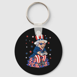 Porte-clés Uncle Sam Contrôleur De Jeu 4 juillet Garçons Enfa