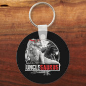 Porte-clés Unclesaurus Dinosaure Oncle Saurus (Recto)