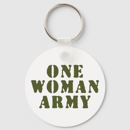 PORTE-CLÉS UNE ARMÉE FEMME (Recto)