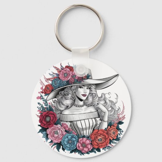 Porte-clés Une belle femme (Recto)