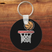 Porte-clés Une Boule Entrant Dans La Corbeille (Recto)