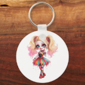 Porte-clés Une collection de designs Halloween de fille migno (Verso)