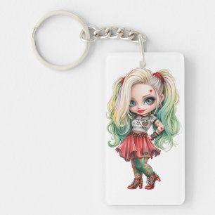 Porte-clés Une collection de designs Halloween pour jolie fil