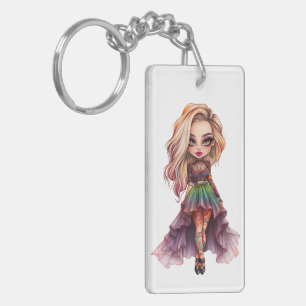 Porte-clés Une collection de designs Halloween pour jolie fil
