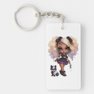 Porte-clés Une collection de designs Halloween pour jolie fil