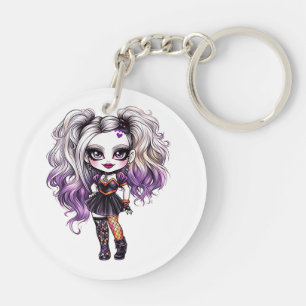 Porte-clés Une collection de designs Halloween pour jolie fil