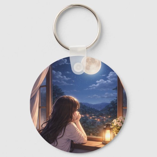 Porte-clés Une Conversation Silencieuse avec le Ciel (Recto)