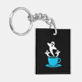 Porte-clés Une coupe de café fumeur fantôme (Devant gauche)