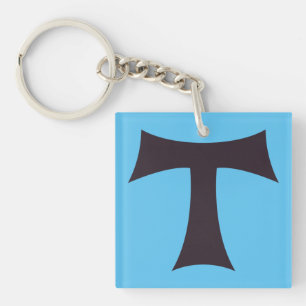 Porte-clés Une croix de tau croix de Saint-Antoine