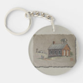 Porte-clés Une école de pièce (Devant)