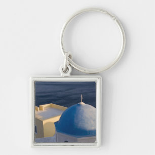 Porte-clés Une église orthodoxe près de la mer, Oia Santorin