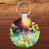 Porte-clés Une époque de peinture à l'huile repensée (Verso)