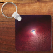 Porte-clés Une Étoile De Neutron Avec Un Disque De Poussière  (Recto)