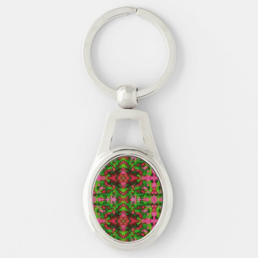 Porte-clés Une étude en rose et vert (Devant)