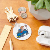 Porte-clés Une Femme Dans Un Accident