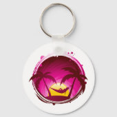 Porte-clés Une Femme Dans Un Hamac (Recto)