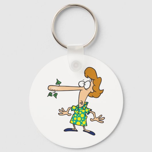 Porte-clés Une Femme Dit Des Mensonges (Recto)