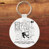 Porte-clés Une femme marche dans les rues comme un trafic. Dr (Recto)