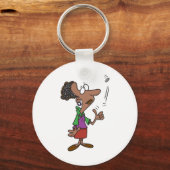 Porte-clés Une Femme Qui Remet Une Pièce (Recto)