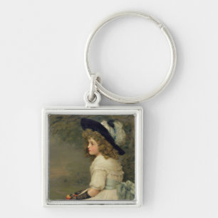 Porte-clés Une fille d'Ève, poires annuaire, Noël, 1899