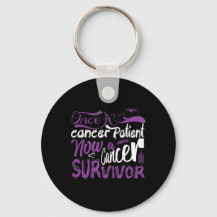 Porte-clés Une Fois Un Patient Cancer Maintenant Un Survivant