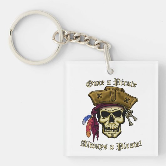 Porte-clés Une fois un pirate (Devant)