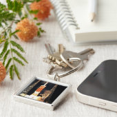 Porte-clés Une fusée Delta IV Lourde se lève (Côté)