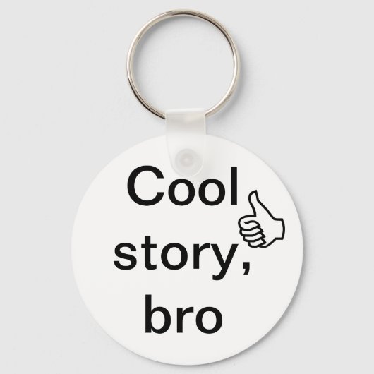 Porte-clés Une histoire cool, bravo (Recto)