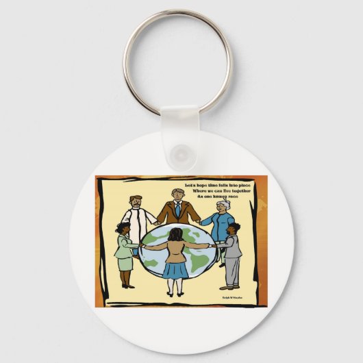 Porte-clés Une humanité (Recto)