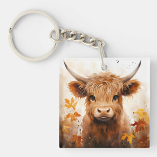 Porte-clés Une jolie gamme de vaches Highland Design 1