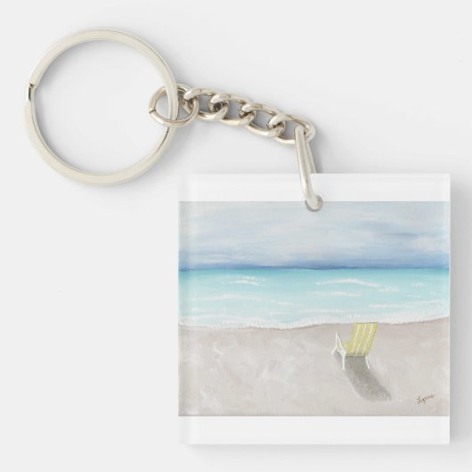 Porte-clés Une journée à la plage (Devant)