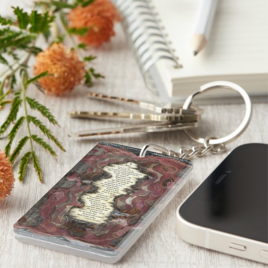 Porte-clés Une larme (Devant droit)