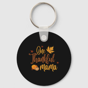 Porte-clés Une Mama Remerciée Automne Automne Mère Thanksgivi