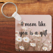 Porte-clés Une maman comme vous est un cadeau (Recto)