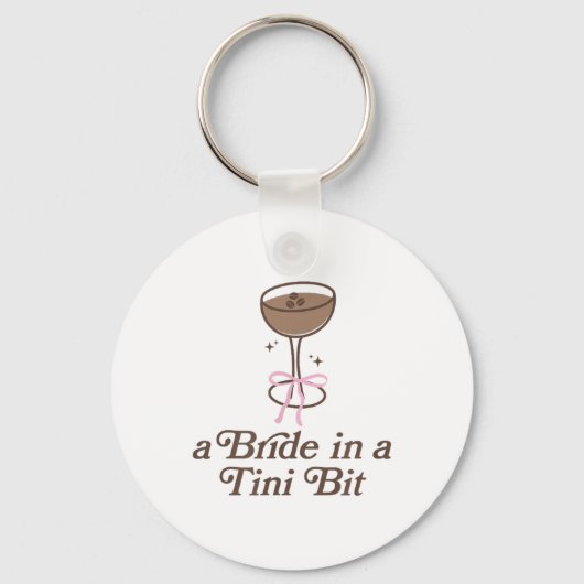 Porte-clés Une Mariée Dans Un Tini Bit Tail Bow Coquette Bach (Recto)