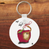 Porte-clés une mauvaise pomme (Recto)