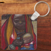 Porte-clés UNE MÈRE AIME LE porte - clé (Verso)