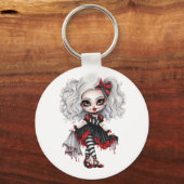 Porte-clés Une mignonne fille Halloween collection de design  (Verso)