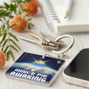 Porte-clés Une Mince tarte qui se réveille