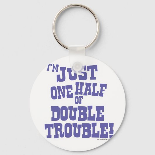 Porte-clés Une moitié du double problème (Recto)
