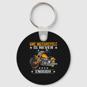 Porte-clés Une moto n'est jamais assez - Citation drôle de mo
