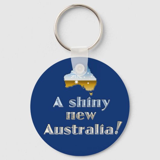 Porte-clés Une Nouvelle Australie brillante (Recto)