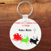 Porte-clés Une nuit de chants et chants de Noël Hakunamatata (Recto)