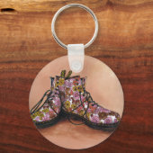 Porte-clés Une paire de bottes de fleurs précieuses (Recto)