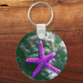Porte-clés Une Plage Rocky Starfish violette (Recto)
